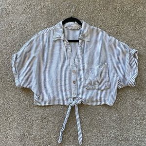Zara billowy crop tops